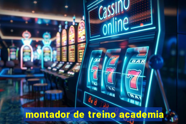 montador de treino academia